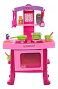 Cocinita Infantil Juguete Happy Chef 661-51 Rosa Con Sonido Y Horno 19 Accesorios - Miniatura 1