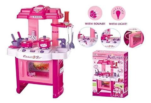 Cocina Infantil Con Horno 65cm Para Tus Princesas