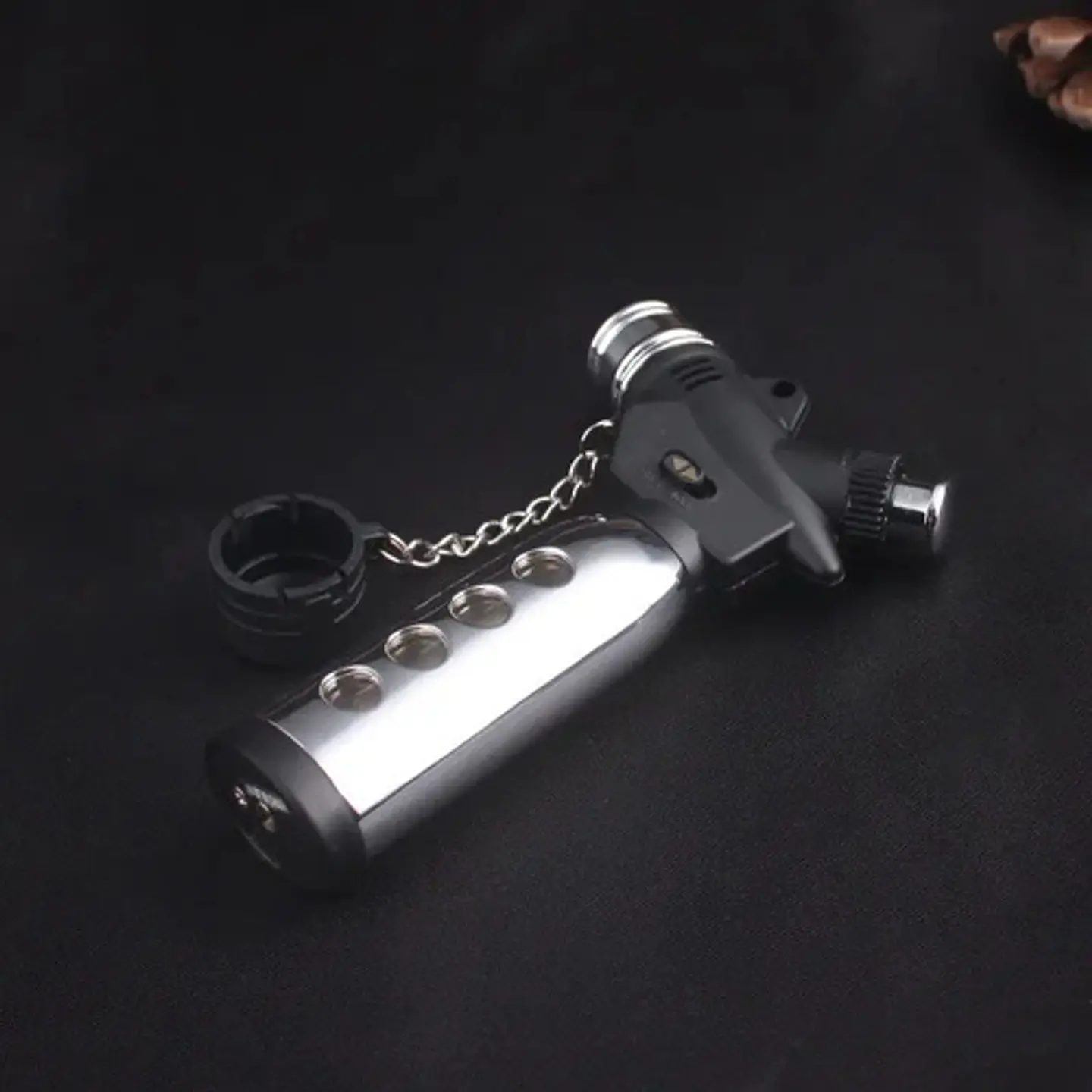 Encendedor Puro Briquet Gas Butano Recargable Soplete Mini 2