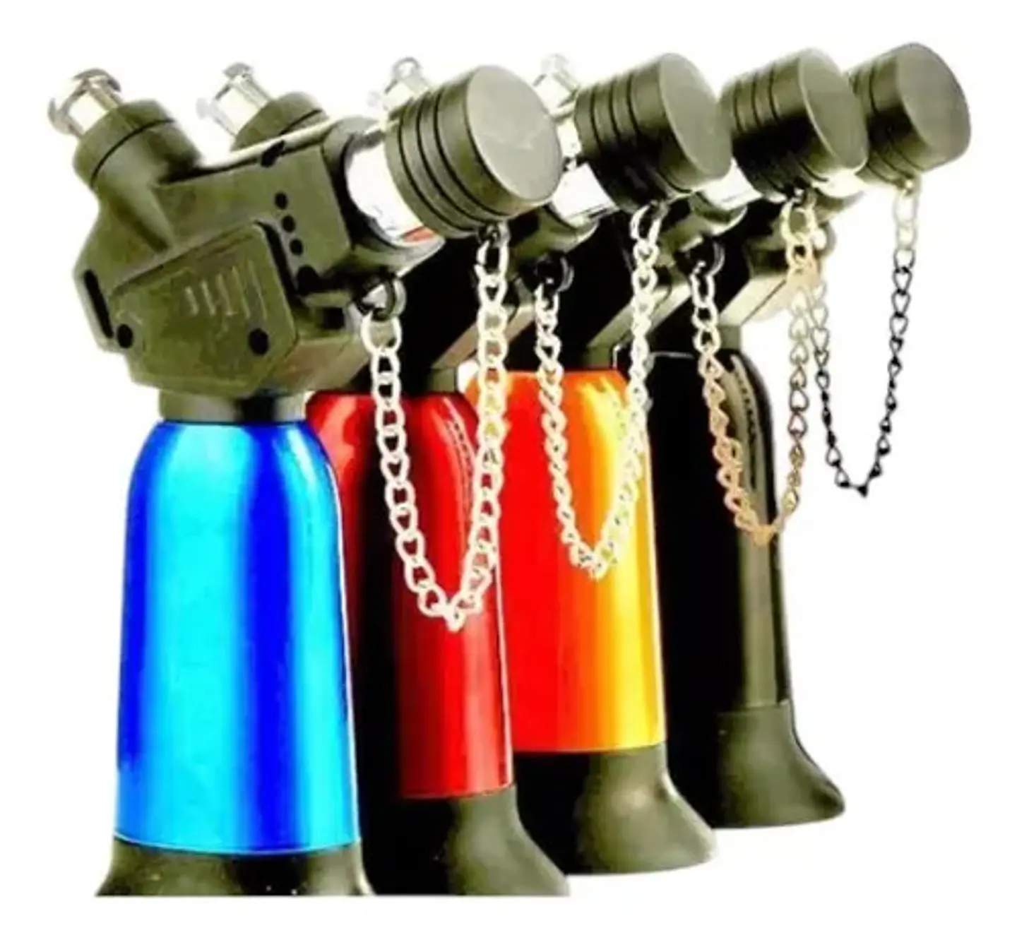 Encendedor Puro Briquet Gas Butano Recargable Soplete Mini 9