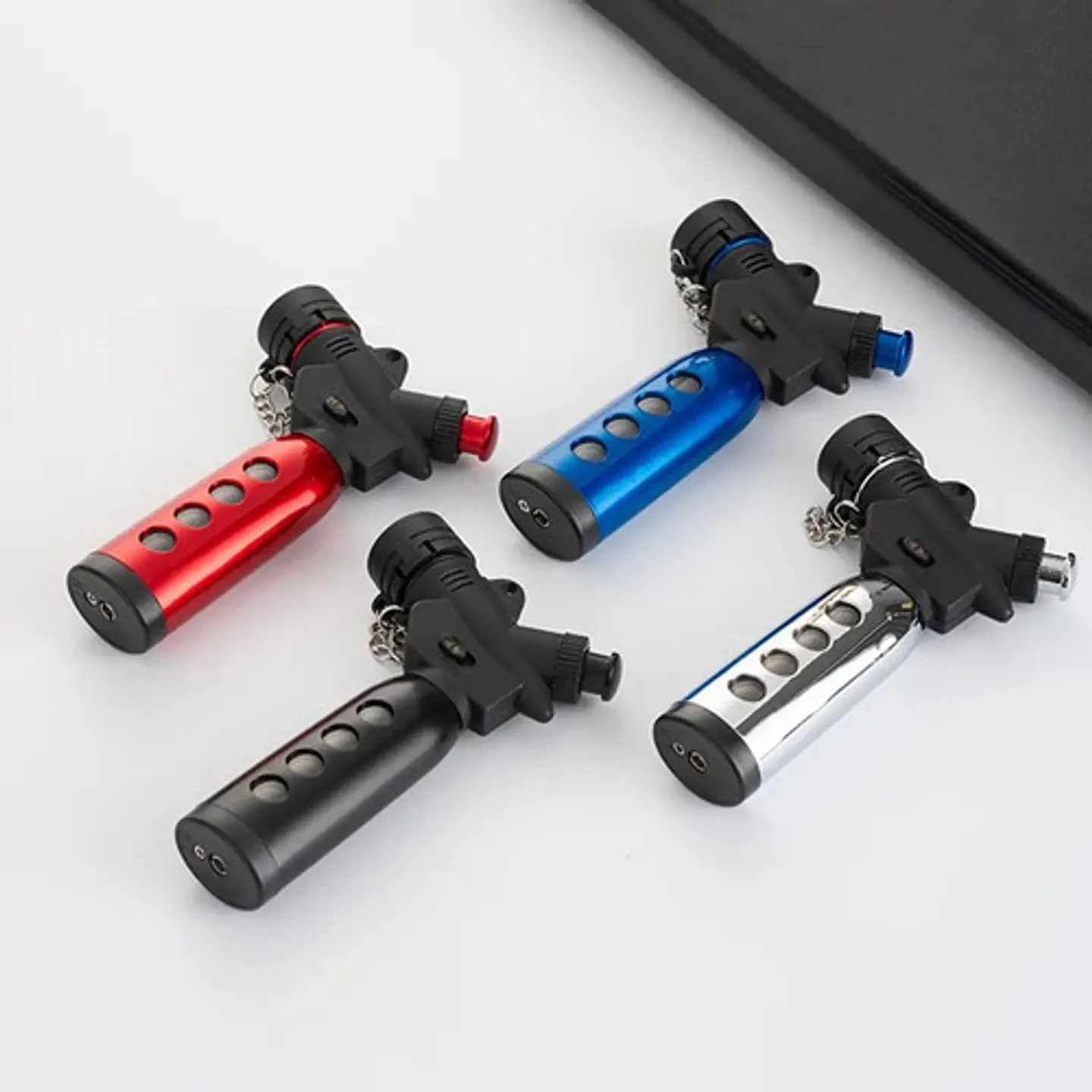 Encendedor Puro Briquet Gas Butano Recargable Soplete Mini 14