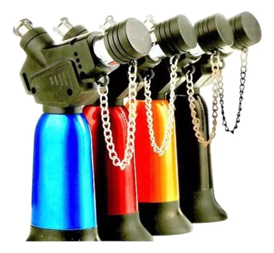 Encendedor Puro Briquet Gas Butano Recargable Soplete Mini 17