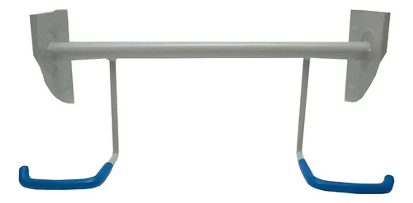 Colgador Vertical 2 Bicicletas Abw Pared Anclaje Seguro Gris 50kg 1