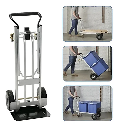 Carretilla Carga Industrial 3 En1 1000lb Carreta Marca Cosco