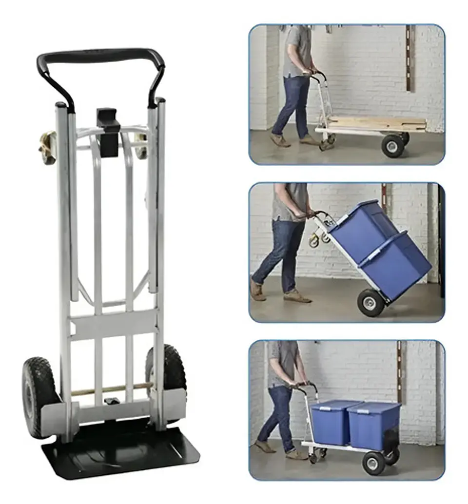 Carretilla Carga Industrial 3 En1 1000lb Carreta Marca Cosco 1