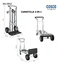 Carretilla Carga Industrial 3 En1 1000lb Carreta Marca Cosco - Miniatura 5