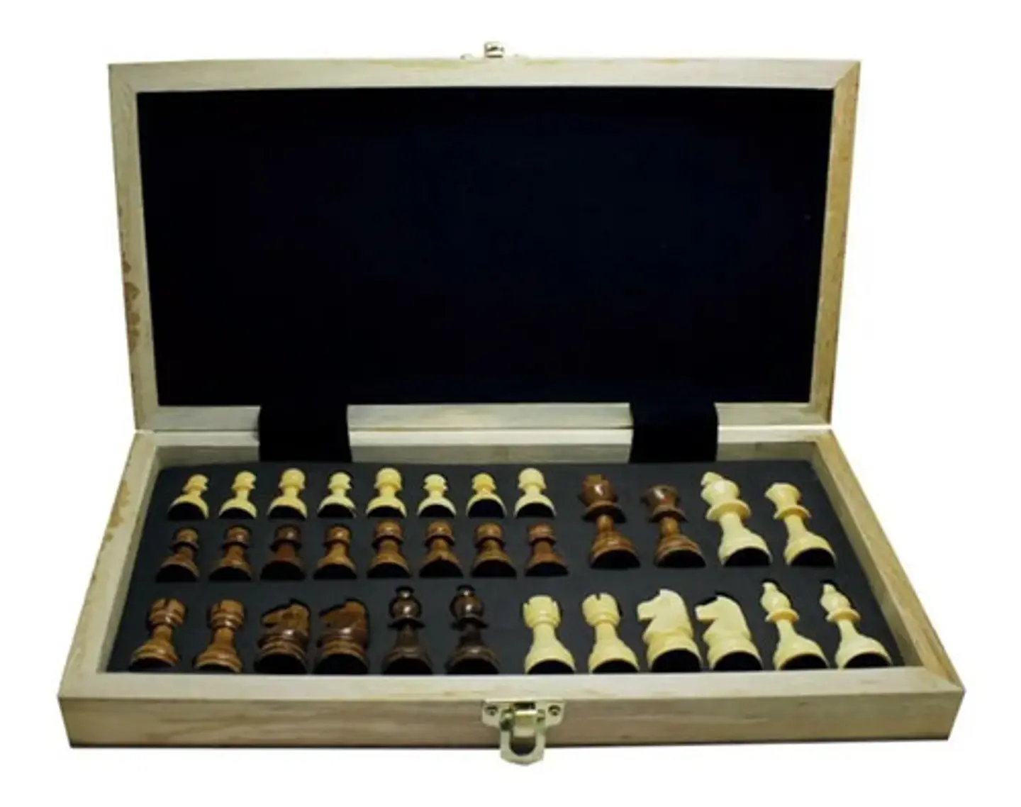Tablero Ajedrez Plegable Santolee 29cm Juego De Mesa 28613 3
