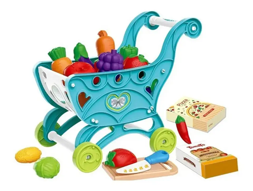 Set Carro De Mercado Con Caja Registradora B1105415 2