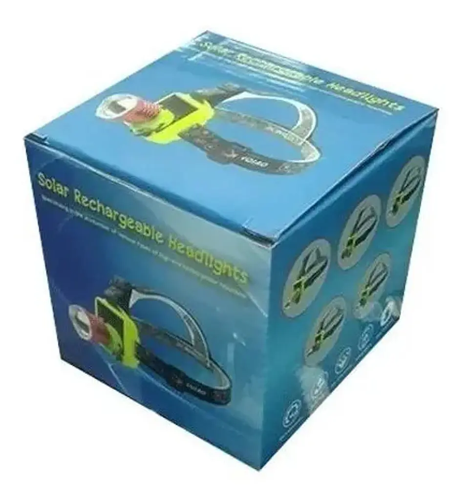 Linterna Recargable Solar Camping Dq 699 Luz Minera Blanco 3