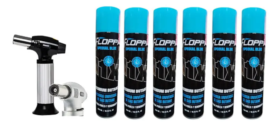 Mini Soplete +6 Gas Briquet Recargable Cocina Gratinar Encen 1