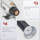 Mini Soplete +6 Gas Briquet Recargable Cocina Gratinar Encen - Miniatura 5