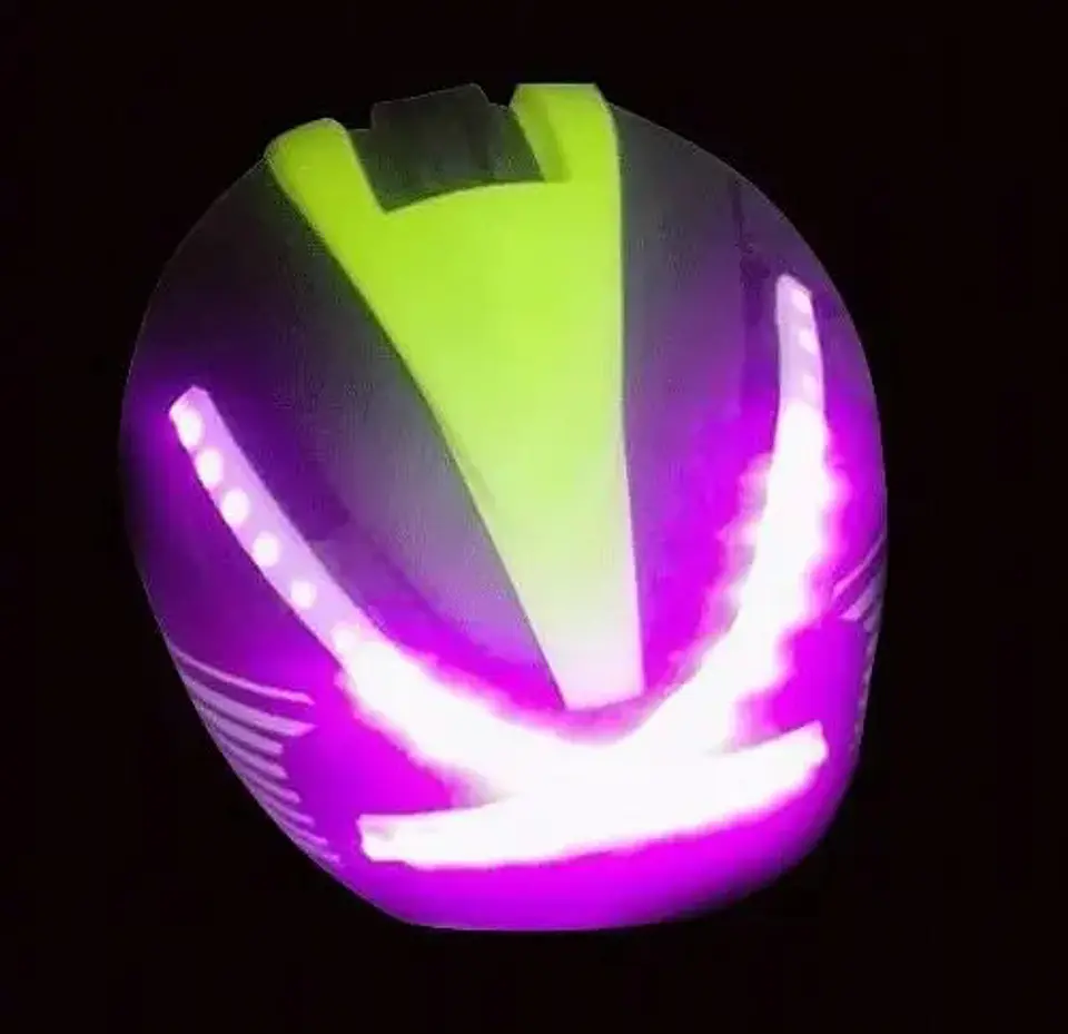 Casco De Bicicleta Ciclismo Protección Con Luces 15800-6 4