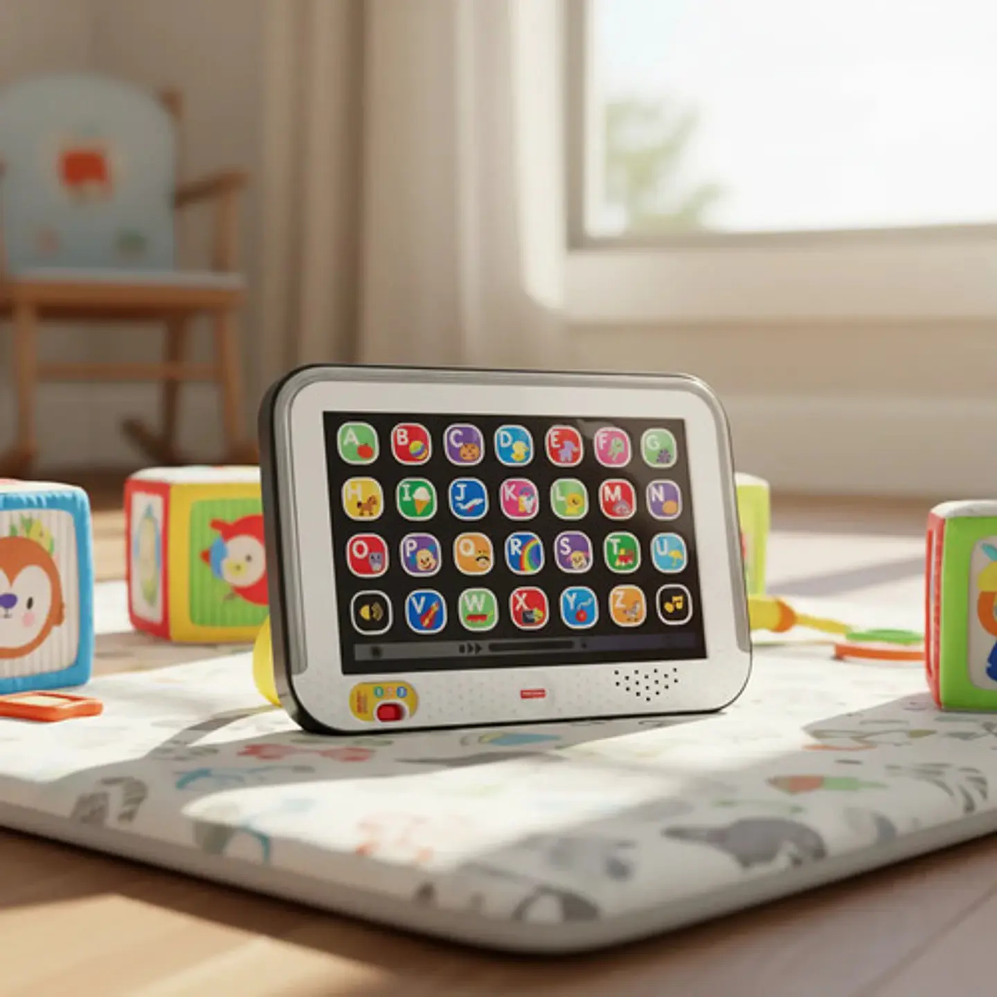 Tablet Interactiva Ríe Aprende Fisher Price Chd90 Rosado 3