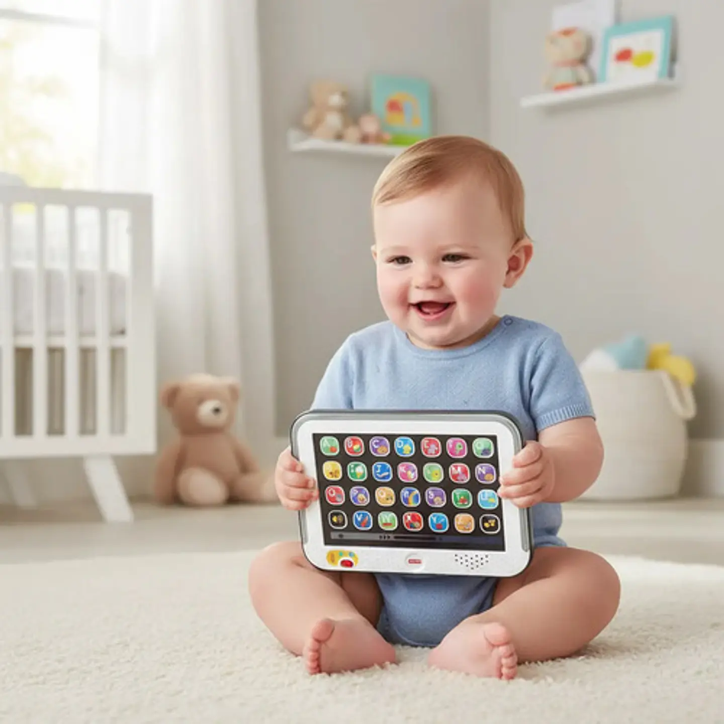 Tablet Interactiva Ríe Aprende Fisher Price Chd90 Rosado 4