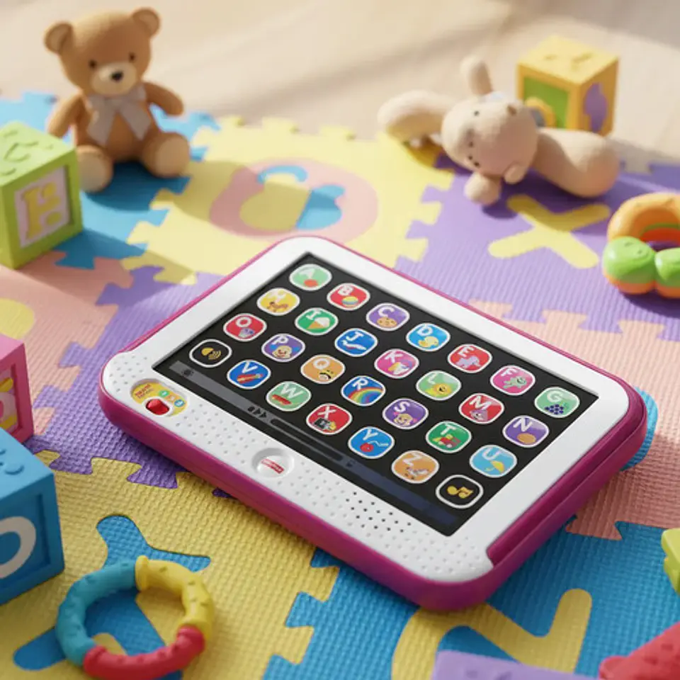 Tablet Interactiva Ríe Aprende Fisher Price Chd90 Rosado 9