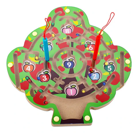 Juego Didáctico Madera Aprender Niños Laberinto Rc27-8044