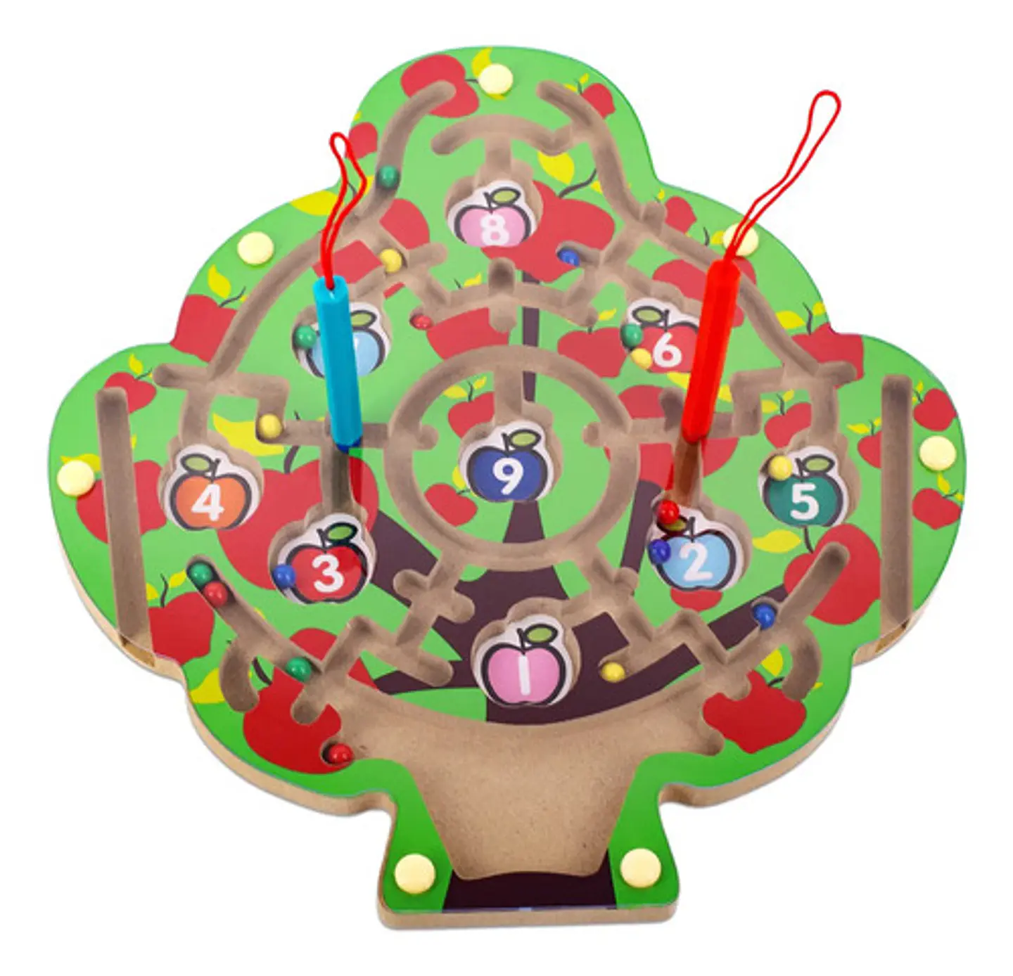 Juego Didáctico Madera Aprender Niños Laberinto Rc27-8044 1