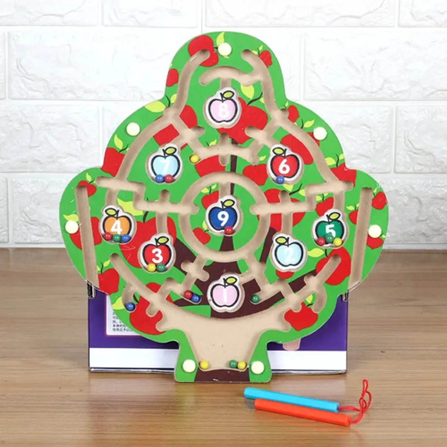 Juego Didáctico Madera Aprender Niños Laberinto Rc27-8044 3