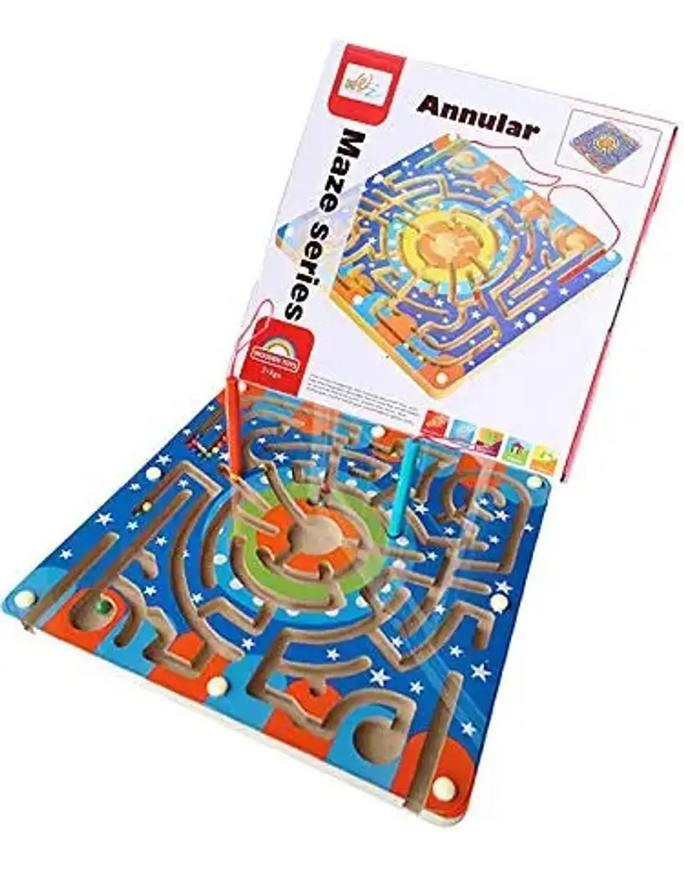 Juego Didáctico Madera Aprender Niños Laberinto Rc27-8044 4