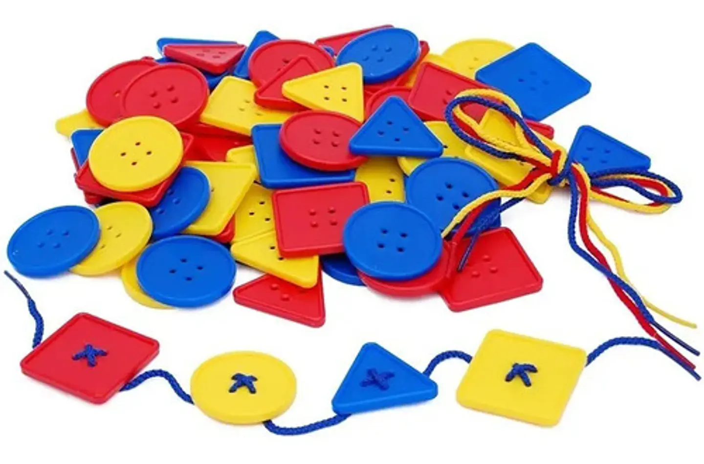 Juego Didáctico Botones Enhebrar Bloques Aprender Niños 7194 3