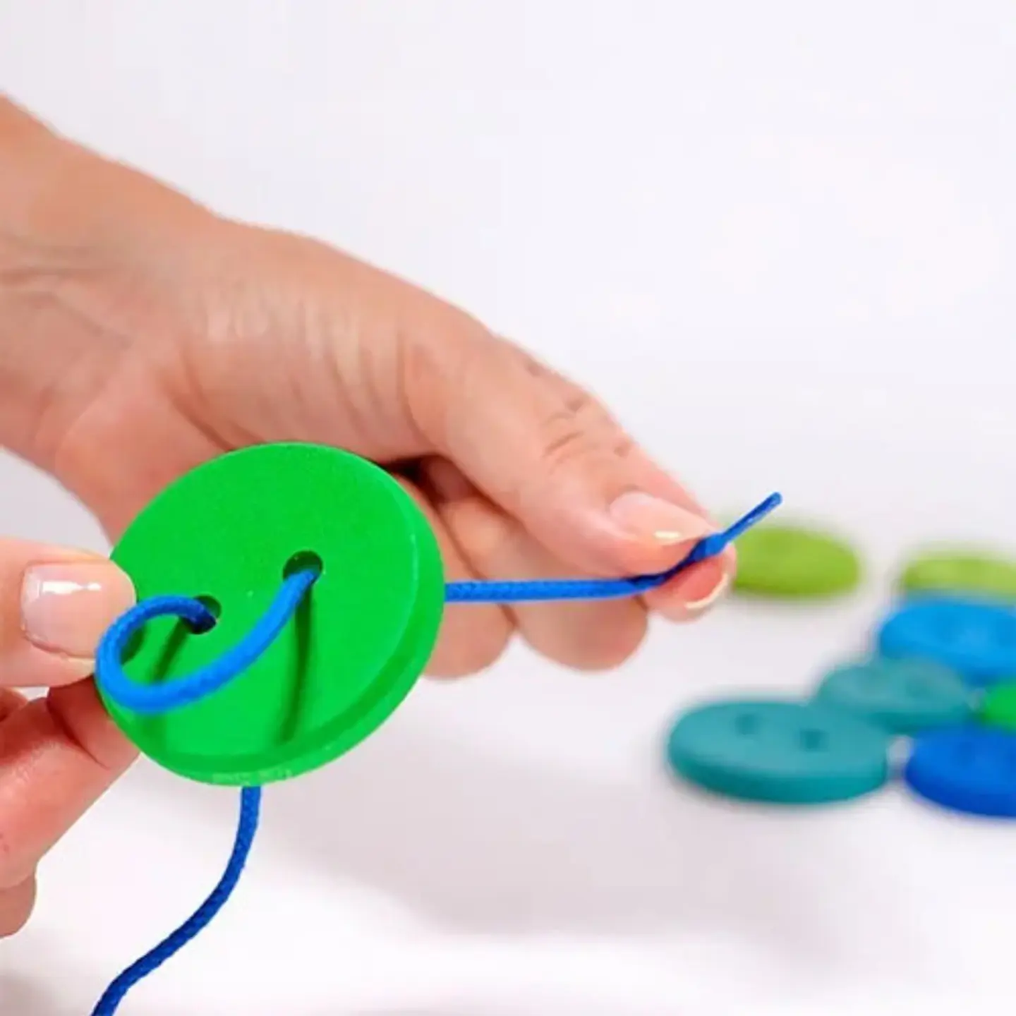 Juego Didáctico Botones Enhebrar Bloques Aprender Niños 7194 4