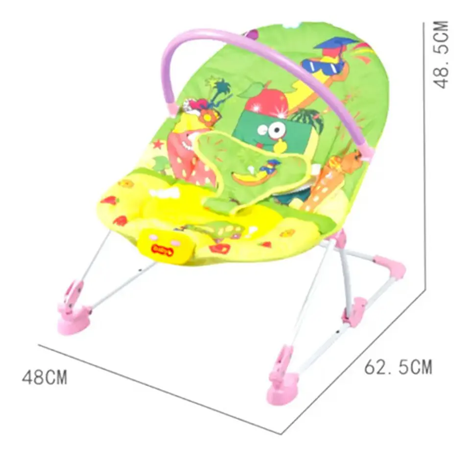 Silla Gimnasio Mecedora Sonidos Vibración Luces Bebe 68107 4