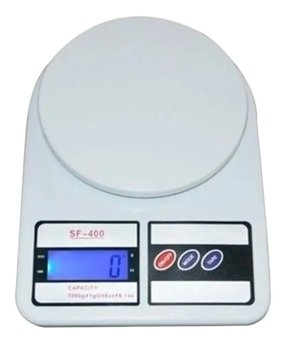 Balanza Cocina Electrónica Sf-400 10kl Kitchen Color Blanco 1