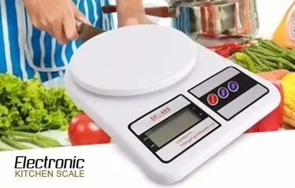 Balanza Cocina Electrónica Sf-400 10kl Kitchen Color Blanco 4