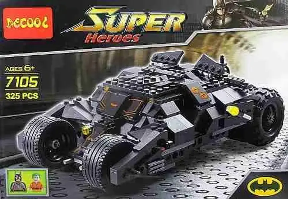 Batman Carro Tipo Bloques Armar Armotodo 325 Pz Ref 7105 4