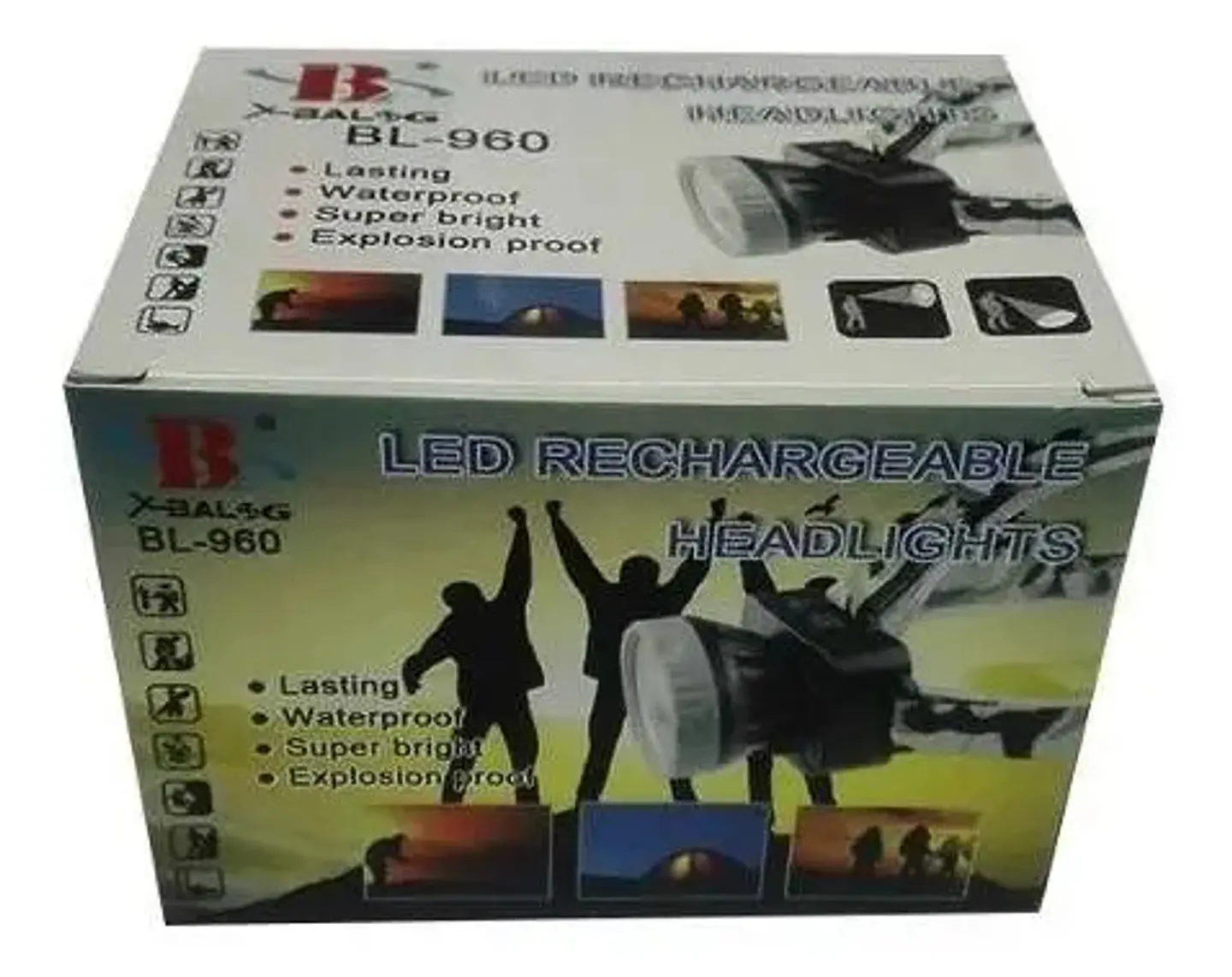 Linterna Minera Led  Camping Lampara Recargable 17405 3