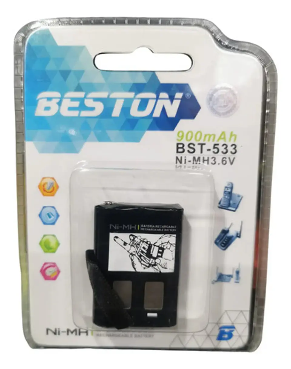 Bateria Pila Beston 900m Walkie Talkie Motorola Aaa Bst-533 1