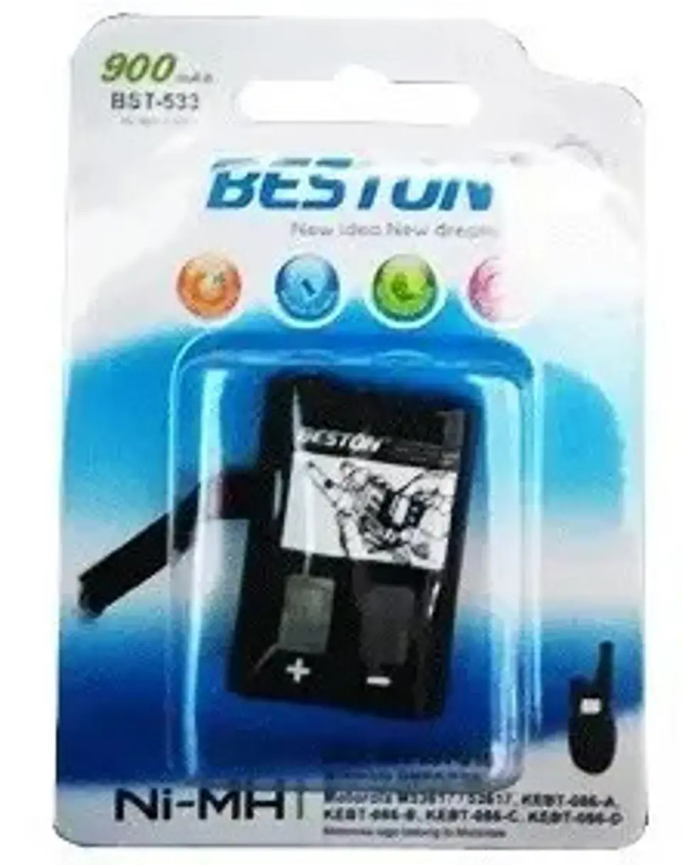 Bateria Pila Beston 900m Walkie Talkie Motorola Aaa Bst-533 3