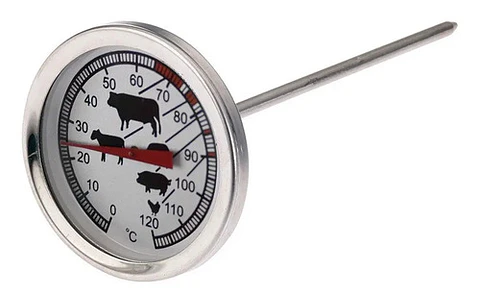 Termómetro Análogo Punzon Punta Carne Carnes Cocina Industri
