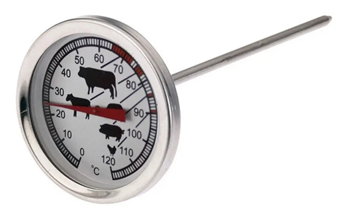 Termómetro Análogo Punzon Punta Carne Carnes Cocina Industri 1