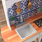Kidkraft Cocina De Madera Mosaico Grande Vintage Blanca - Miniatura 5