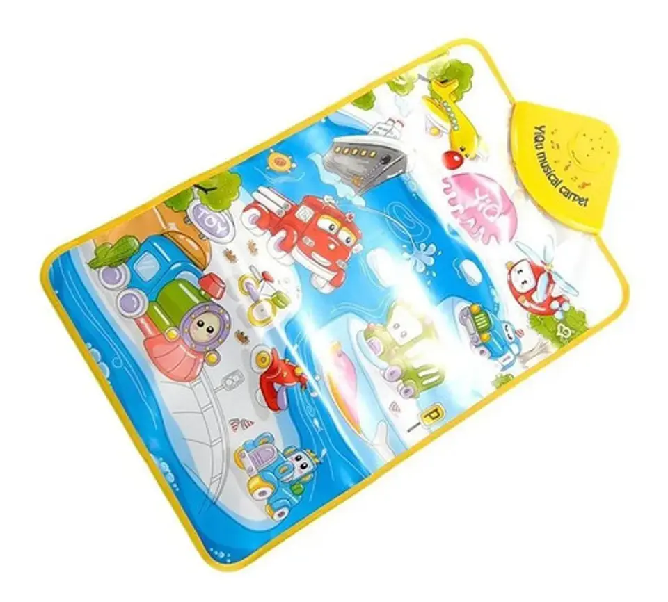 Tapete Musical Bebe Sonidos Medios Transporte Gateo Yq2983 2