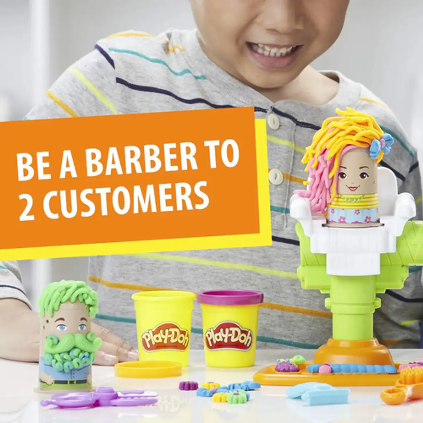 Play-doh Juego De Barbería Creativa Para Niños Plastilina 5