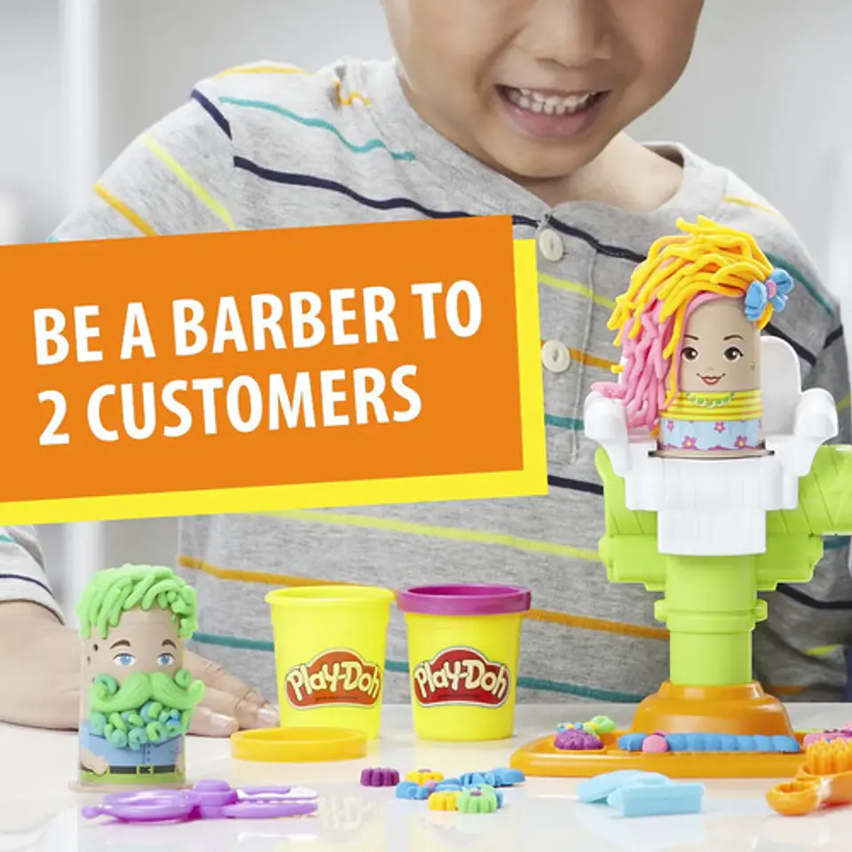 Play-doh Juego De Barbería Creativa Para Niños Plastilina 5