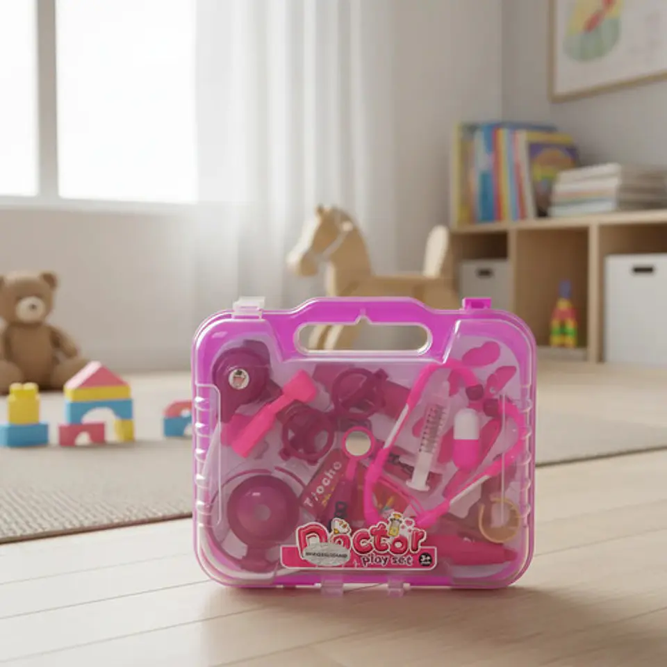 Doctora Juguetes Maletin Niña Set 19 Accesorios Enfermera 3