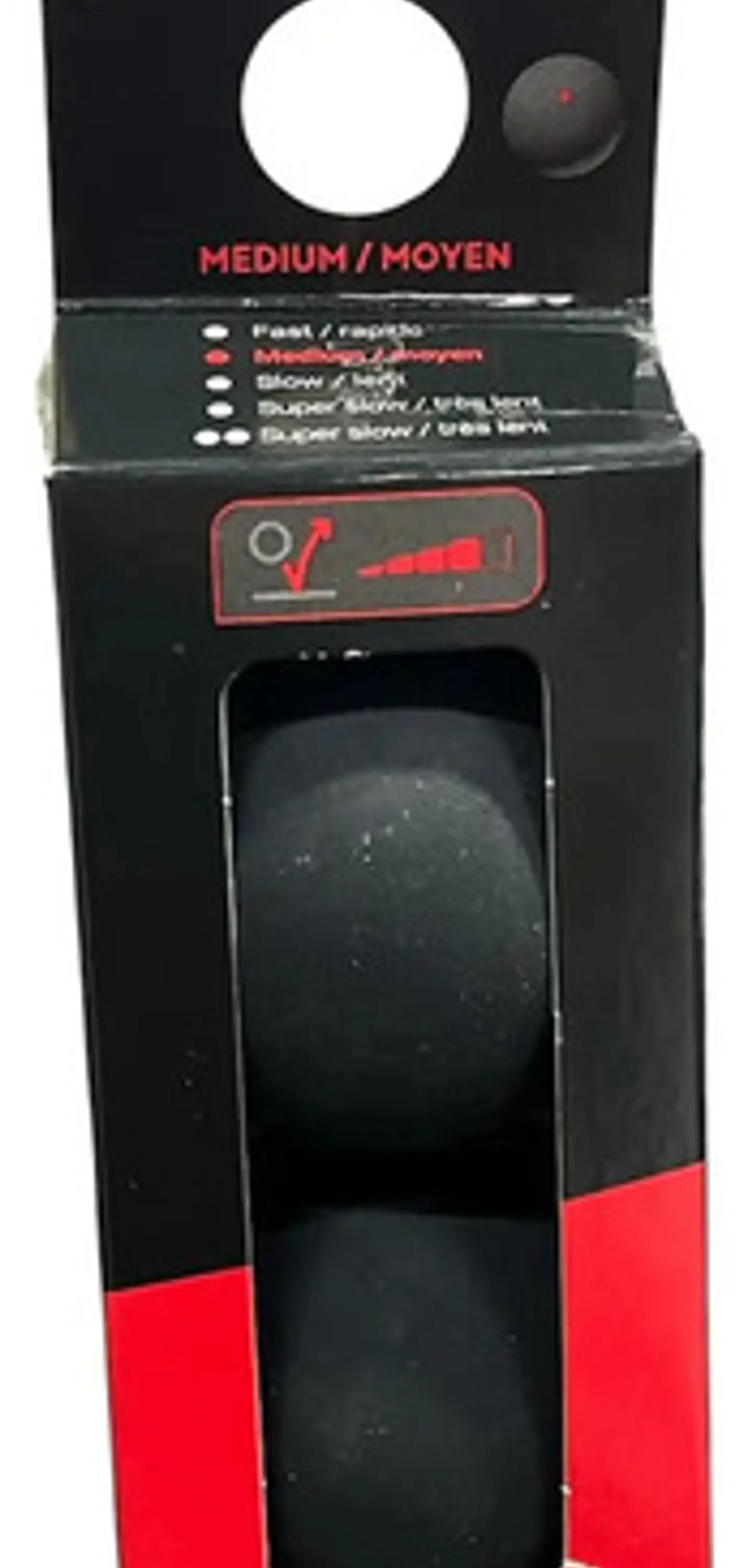 Pelotas Perfly Squash Model O X2 Caja Roja 0.4 Cm 2