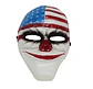 Máscara Payaso  Ref  Mp801  Halloween Bandera Americana  - Miniatura 1