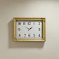 Reloj Pasta Pared Decoración Rectangular Análogo Lym 1116 - Miniatura 1