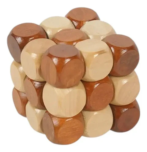 Cubo De Madera Armable Ref Cb1145 Juguete Destreza