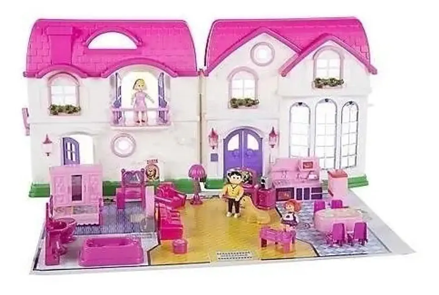 Casa Muñecas Niñas  Ref 16428 Grande Muñecos 2