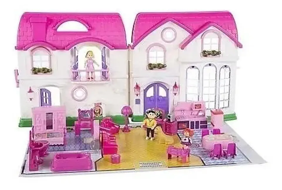 Casa Muñecas Niñas  Ref 16428 Grande Muñecos 2