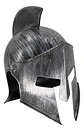 Cascos Gladiador Casco Gris Disfraz Halloween Ref Jnhl-0324 - Miniatura 2
