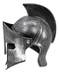 Cascos Gladiador Casco Gris Disfraz Halloween Ref Jnhl-0324 - Miniatura 4