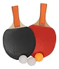Set Raquetas Ping Pong Tenis De Mesa Rojo Negra Mck 7106 * - Miniatura 1