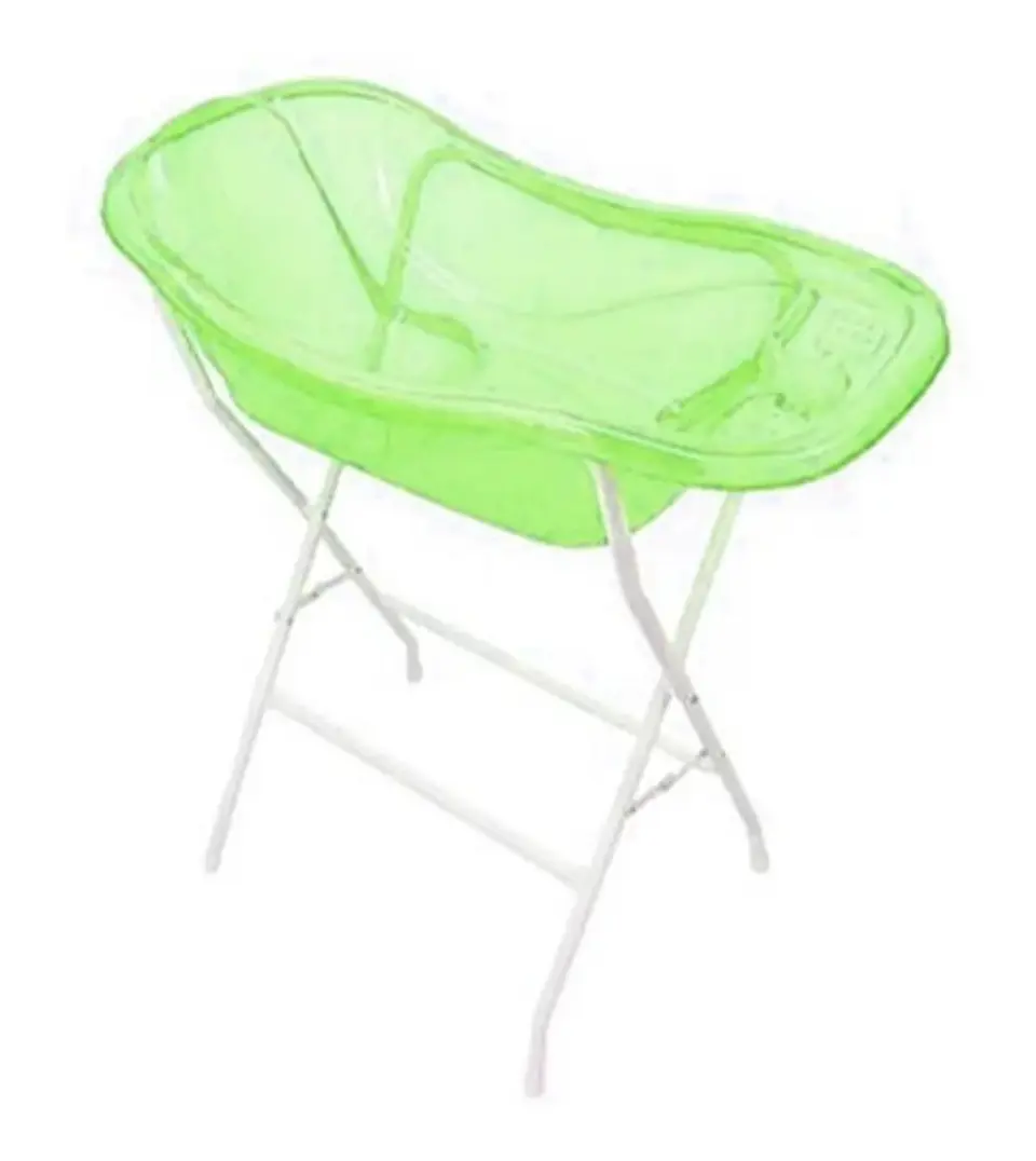Bañera Bebe Con Soporte Y Base Metalica Tina Con Accesorio 9