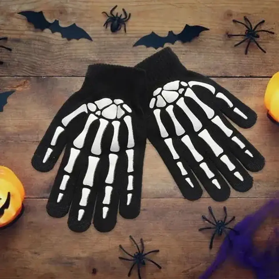Guantes De Huesos  Halloween Disfraz 4